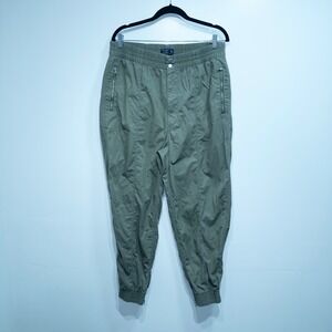 Abercrombie & Fitch Olive Green Utility Cargo Cotton Joggers Size XL